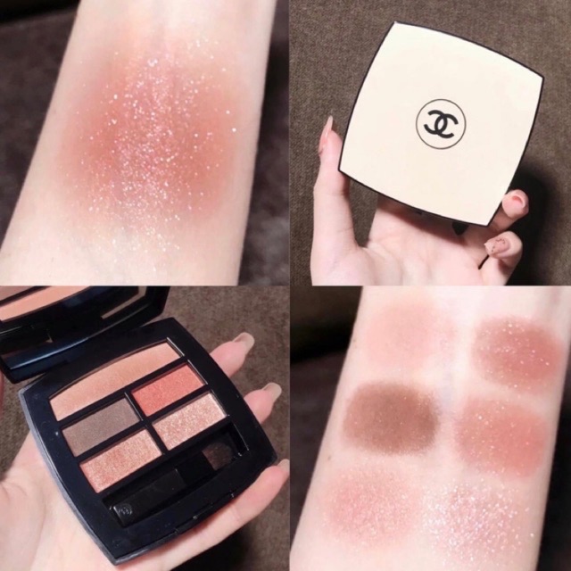 แท้ Chanel Les beiges healthy glow natural eyeshadow palette สี warm, tender, cool