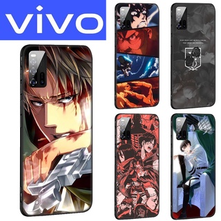 เคสโทรศัพท์มือถือนิ่ม ลายอนิเมะญี่ปุ่นผ่าพิภพไททั่น SH70 สําหรับ Vivo Y19 Y20 Y30 Y50 Y70 2020 V19 V20 SE X50 Pro Y11s Y20i Y20s