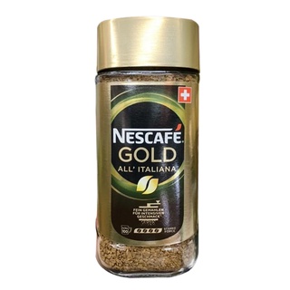 เนสกาแฟ โกลด์ ออล อิตาเลี่ยนนา กาแฟสำเร็จรูป จากสวิส 200 กรัม - Gold All Italiana from Switzerland 200g Nescafé brand