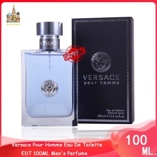 ♦จัดส่งที่รวดเร็ว♦ Versace Pour Homme Eau De Toilette EDT 100ML Mens Perfume น้ำหอมผู้ชาย