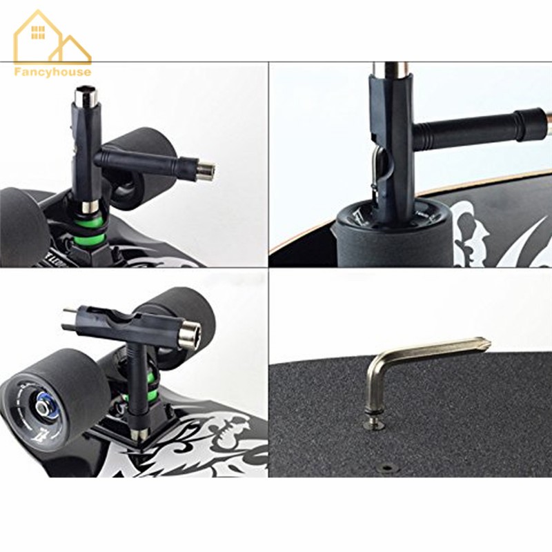 Pocket Mini Skateboard Tool Skate T Skating Longboard Wrench Screwdriver