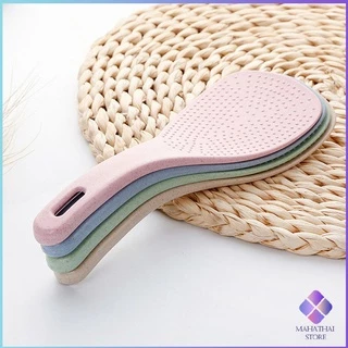 MahaThai ทัพพีตักข้าว ข้าวไม่ติดทัพพี ทำจากฟางข้าวสาลี wheat straw spoon