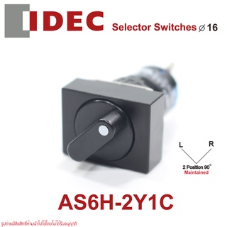 AS6H-2Y1C IDEC AS6H-2Y1C IDECSelector Switches 16mm IDEC สวิตช์ซีเลคเตอร์16mm IDEC สวิตช์ซีเลคเตอร์16mm idec AS6H-2Y1C I