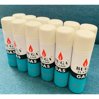 BUGA FLAME GAS Refill ขนาด 50กรัม 12 กระป๋อง