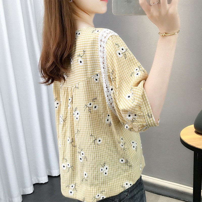 Monday 2020 เสือแขนตุ๊กตาลายดอกไม้น่ารัก ใส่ได้ทุกโอกาศ เหมาะกับทุกคน - รูปที่ 4