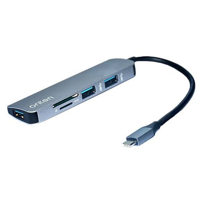 ONTEN 9601 HUB TYPE C TO CARDREDER + USB 3.0