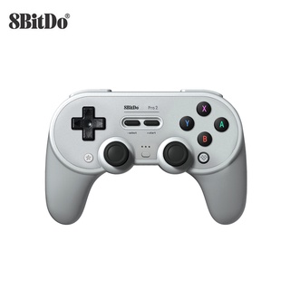 8bitdo Pro 2 จอยสติ๊กควบคุมเกมบลูทูธไร้สาย สําหรับ PC Android Pi NS Gamepads Joypad