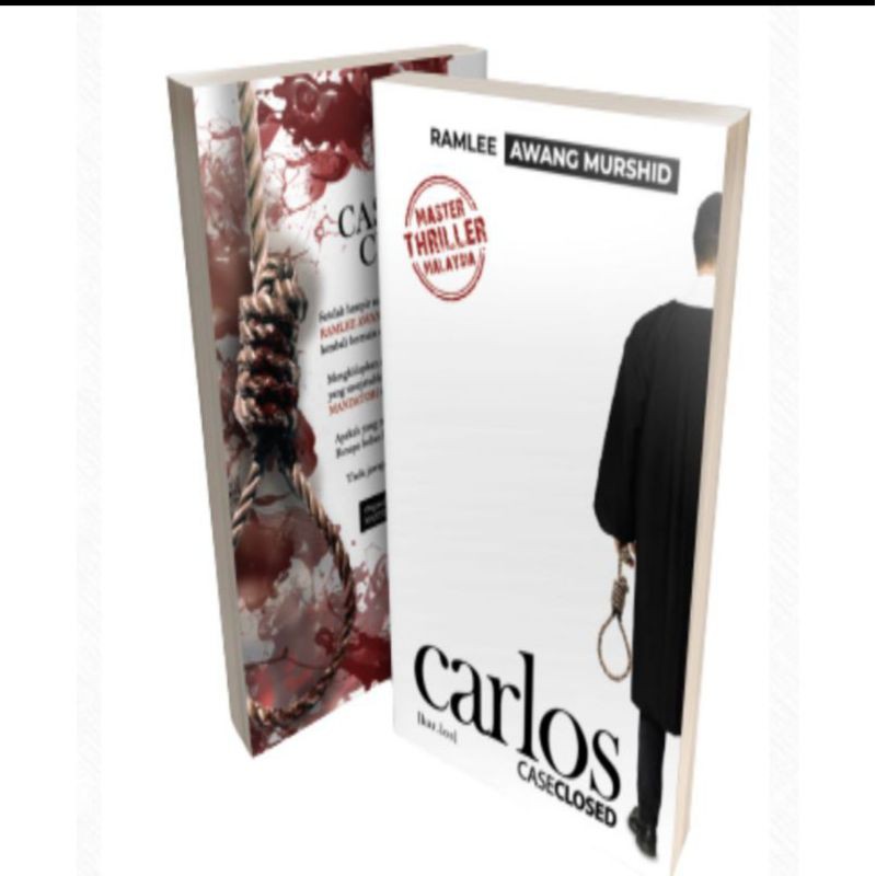 Limited stok novel melayu thriller carlos: case Offd karya ramlee awang murshid