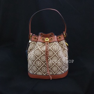 กระเป๋า TORRY BURRCH T MONOGRAM JACQUARD MINI BUCKET BAG