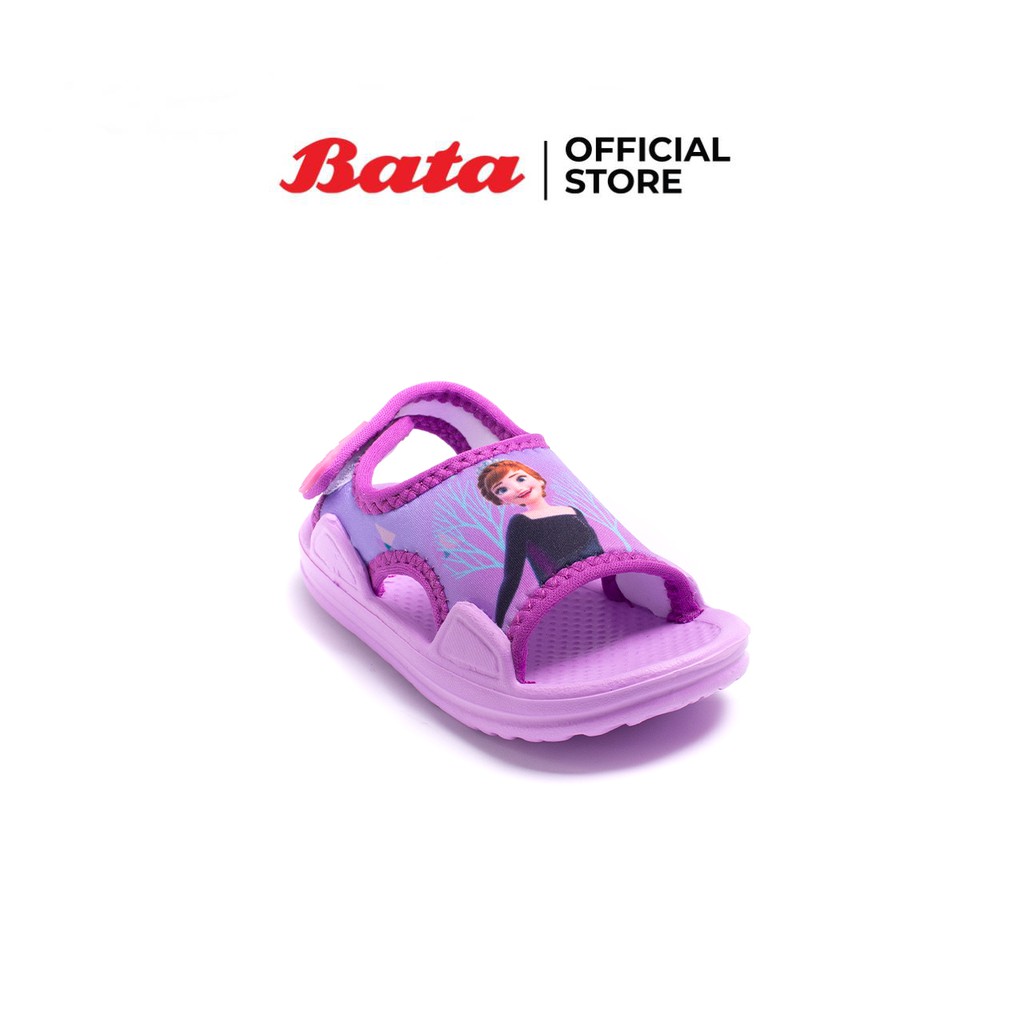 Bata บาจา รองเท้าแตะลำลองแบบรัดส้น ใส่ง่าย น้ำหนักเบา นิ่มสบาย สำหรับเด็กเล็ก รุ่น Chillon สีม่วงอมชมพู 1699903