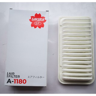 กรองอากาศ/ไส้กรองอากาศ Air Filter Toyota Wish /Corolla Altis เครื่อง1.6/1.8/2.0 ปี 2003-2008 SAKURA