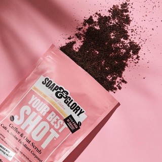 สครับผิว Smoothie starใหม่ลาสุด🔥Soap &amp; Glory โซพ แอนด์ กลอรี่ ยัวร์ เบสท์ ช็อท คอฟฟี่ แอนด์ โอ๊ต สครับ 180 กรัม