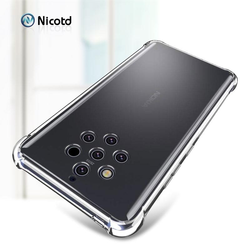 กรณีสําหรับ Nokia 9 PureView 3.2 6 5 3 4.2 8 ปกหลังสําหรับ Nokia 1 7.1 5.1 3.1 plus 2.1 8 X6 Coque ป้องกัน