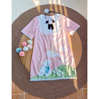 ☁️Pookpui Dress☁️สีชมพู
