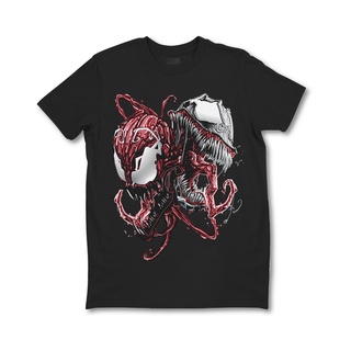 เสื้อยืด พิมพ์ลาย Marvel Carnage and Venom สําหรับผู้ชาย และผู้หญิง