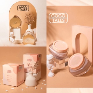 Gogo Tales Natural Herbal essence Foundation Cream รองพื้นคุชชั่นโกโกเทลส์ผสมสารสกัดจากโสมและดอกสายน้ำผึ้ง ปกป้องพร้อมบำ