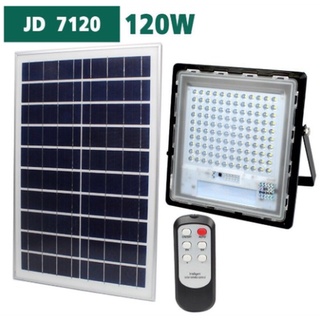 Solar LED สปอตไลท์ โซล่าเซลล์ รุ่นพี่บิ๊ก JD7120 120W แสงสีขาว