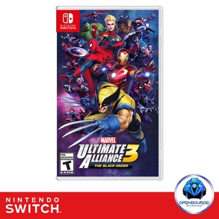 NINTENDO: แผ่นเกม MARVEL ULTIMATE ALLIANCE 3 THE BLACK ORDER สำหรับ Nintendo Switch (US ASIA)