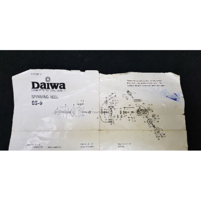 Daiwa GS-9 SPAREPART