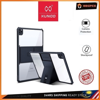 Xundd เคสใส พร้อมขาตั้ง สําหรับ Ipad Mini Pro Air 4 5 6 9.7 10.2 10.5 10.9 11 12.9 2020 2021 2022 Air4