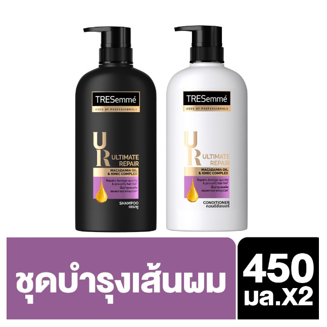 TRESemmé Shampoo 450 ml+ Hair Conditioner 450 ml Platinum Strength UNILEVER