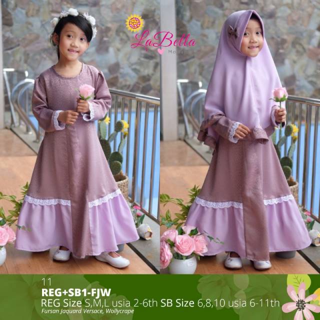 Gamis Reg 1 + Sb 1 Fjw 11 ป้ายทะเบียนสําหรับเด็ก