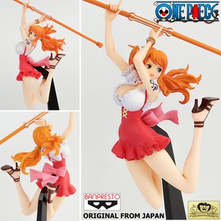 Model Figure งานแท้ Original ฟิกเกอร์ โมเดล แมวทอง One Piece วันพีซ เต็มพิกัดสลัดจอมลุย Nami นามิ World Colosseum