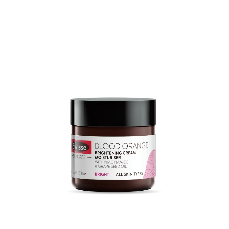 swisse skincare blood orange brightening cream moisturiser 50ml