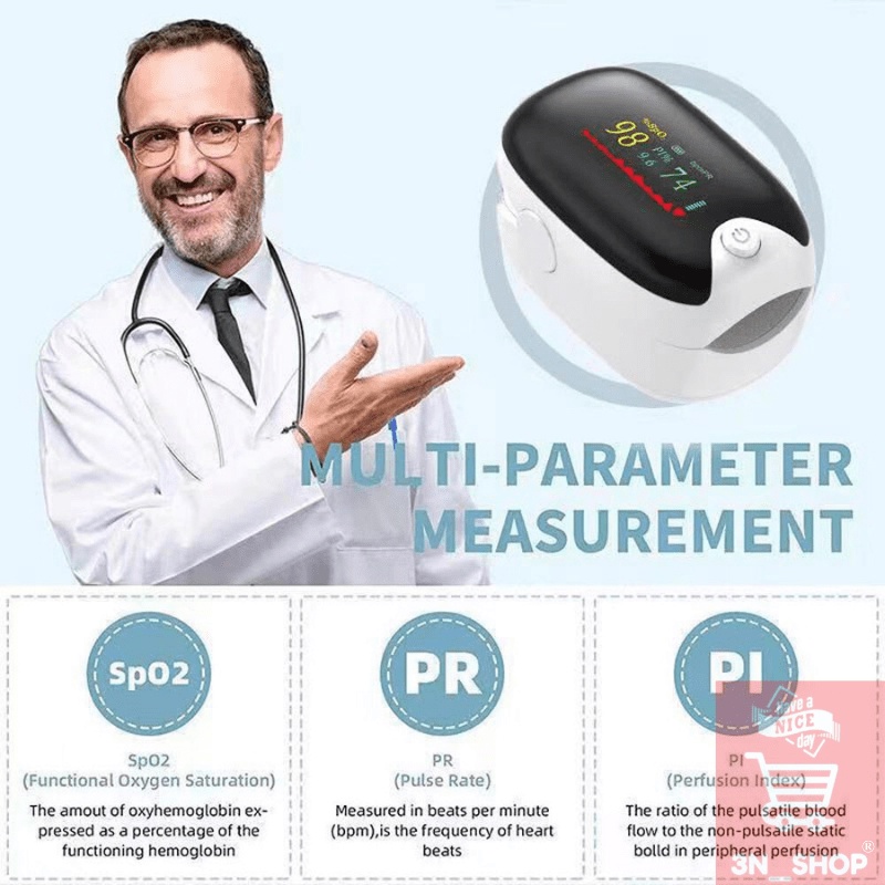 เครื่องวัดออกซิเจน Finger Pulse Oximeter | 3N SHOP