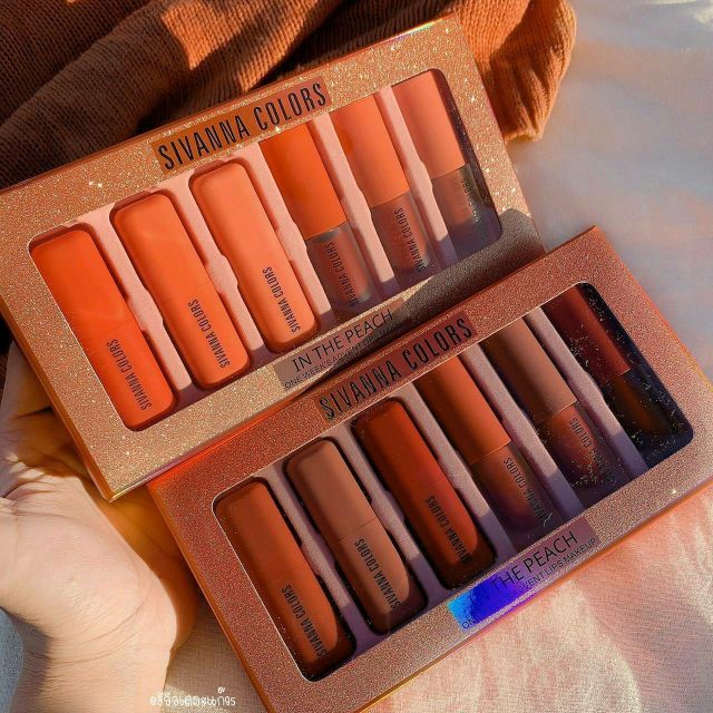 IN THE PEACH ONE WEEK’S ADVENT LIPS เซตลิป 6 สี ทั้งแบบแท่งและแบบหมุน