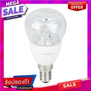 หลอด LED PHILIPS P45 E14 4 วัตต์ หลอดไฟ LED LED LAMP PHILIPS P45 4W WW E14