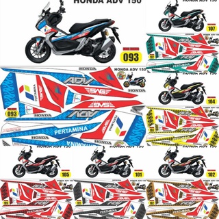 สติกเกอร์ ลาย honda adv 150 Petronas Mandalika