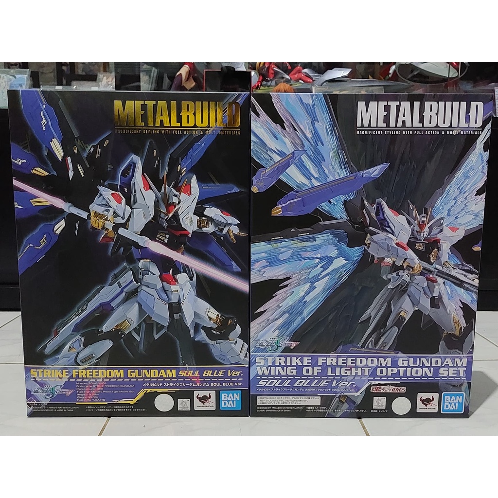 Metal Build Strike Freedom Soul blue + Wing of light (พร้อมส่ง)