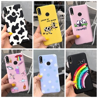 เคสโทรศัพท์มือถือ ซิลิโคนนิ่ม TPU ลายวัวนม สีรุ้ง สําหรับ Huawei Nova 3i (INE-LX1 LX2) Nova 3e (ANE-LX1 LX2) Nova3e Nova3i