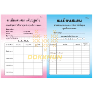 แบบ ปพ.8 ระเบียนสะสม (ฉบับปรับปรุง พ.ศ.2560) ปฐมวัย,ประถมศึกษา