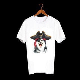 เสื้อลายหมา DSH005 siberian husky เสื้อยืด เสื้อยืดลายหมา เสื้อยืดสกรีนลายหมา