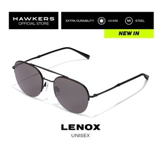 HAWKERS แว่นตากันแดด Lenox ป้องกัน Uv400 สีดํา สําหรับผู้ชาย และผู้หญิง Hlen21Bbm0