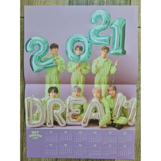 [พร้อมส่ง] โปสเตอร์พับ ปฏิทิน NCT Dream 2021 Seasons Greetings Poster Calendar