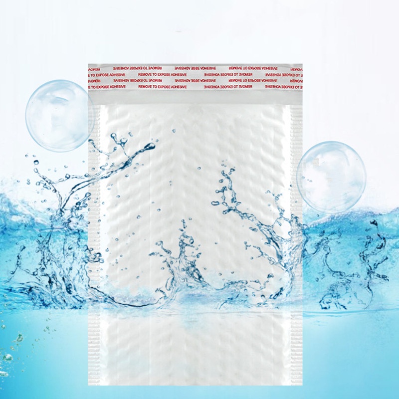 10Pcs/pack Waterproof Courier Mailing Packaging Bags White Pearl Film Bubble Envelope Bag For Postal Document Delivery - รูปที่ 2