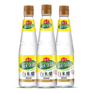 น้ำส้มสายชูใส หมักจากข้าว ปราศจากสารกันบูด ตรา Haitian 海天 白米醋 450ml