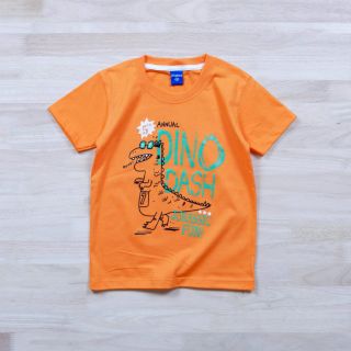 เสื้อเด็กสีสด ลาย Dino dash