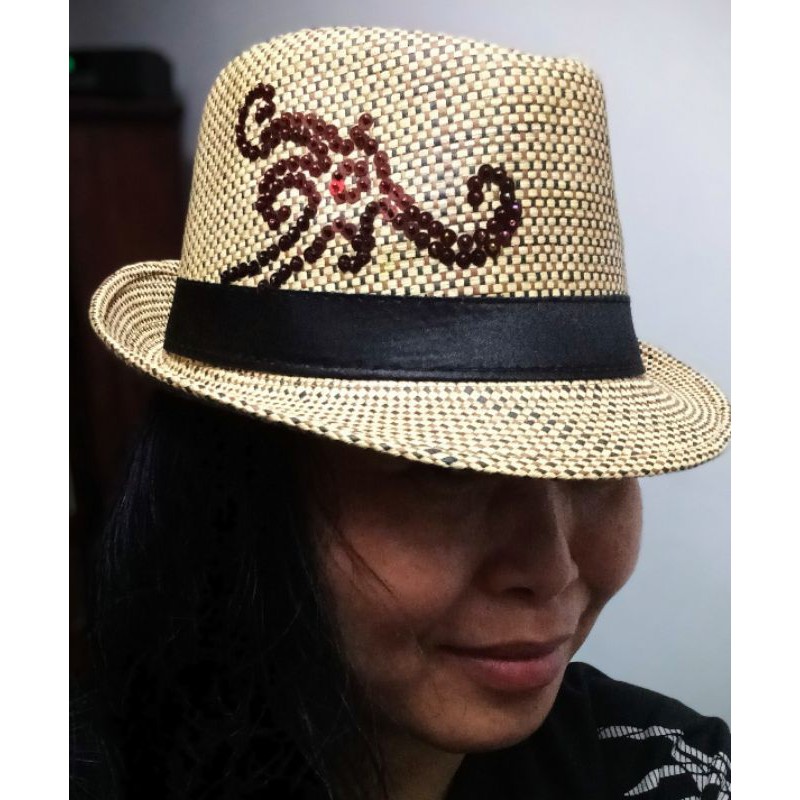 หมวกเผ่า Fedora (Topi Motif Fedora Tribal)
