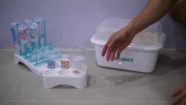 SALE NANNY แนนนี่ ชุดอุปกรณ์ล้างขวดนมและจัดเก็บขวดนม5ชิ้น แม่และเด็ก อุปกรณ์ให้นม เด็กอุปกรณ์ทานอาหาร สำหรับเด็ก