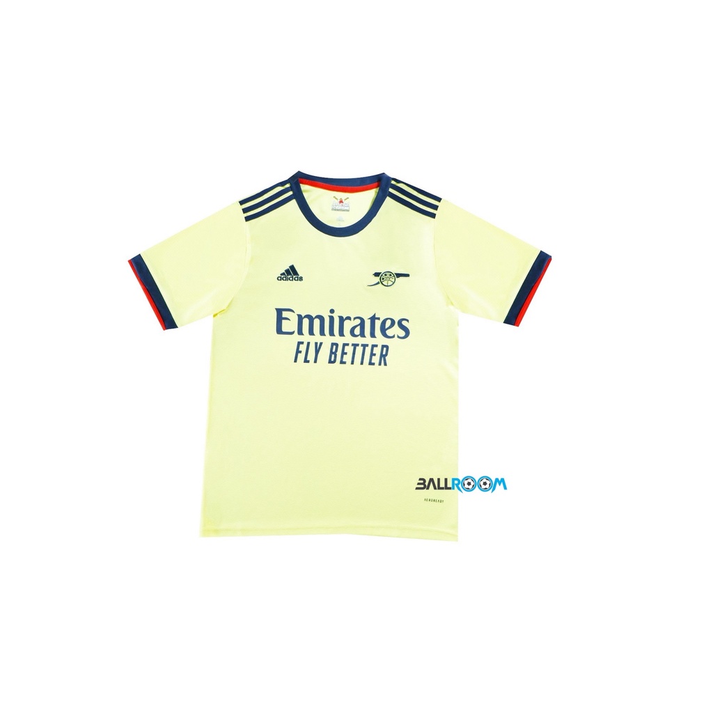 เสื้อฟุตบอล เสื้อทีมอาร์เซนอล เยือน 2021/22 Arsenal Away เกรด AAA size S-XXL