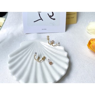 valerie.galleria ต่างหูแฟชั่น pretty in gold earrings