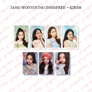 [พร้อมส่ง] Ive JANG WONYOUNG X INNISFREE+KIRSH PHOTOCARD FAN MADE UNOFFICIAL YANGPASHOP IZONE IVEE WONYOUNG YUJIN LIZ