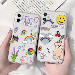 [PJCH-1] เคสนิ่ม แบบใส เนื้อแมตต์ สําหรับ Huawei P10 Lite P20 P30 Pro