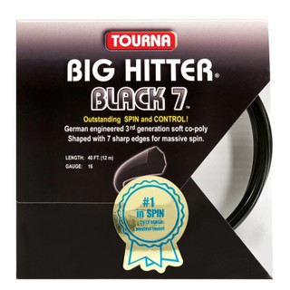 TOURNA BIG HITTER เอ็นไม้เทนนิส Black 7 40ft/12m.- tennis string