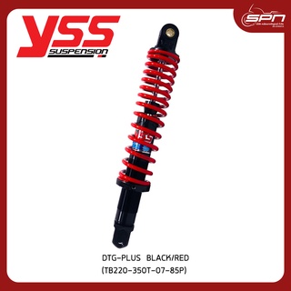 YSS โช๊ค DTG-PLUS แท้ศูนย์ 100% Honda/PCX150 18【TB220-350T-07-85P】 BLACK/RED