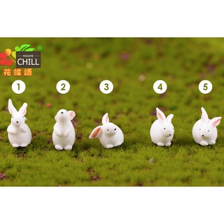 [MC148] ตุ๊กตุ่นจิ๋ว กระต่ายจิ๋ว 5 แบบ 🐰 (1 ตัว ราคา 10 บาท)